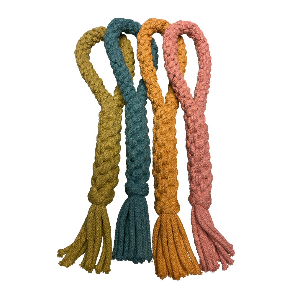Recycled Cotton Eco Dog Loop Toy