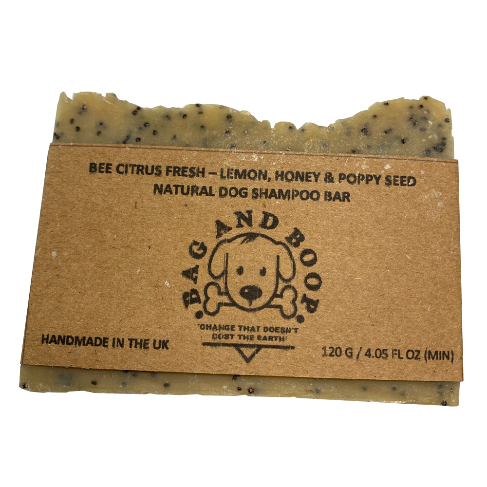 Bee Citrus Bar - Honey, Lemon & Poppy Seed Dog Shampoo Bar